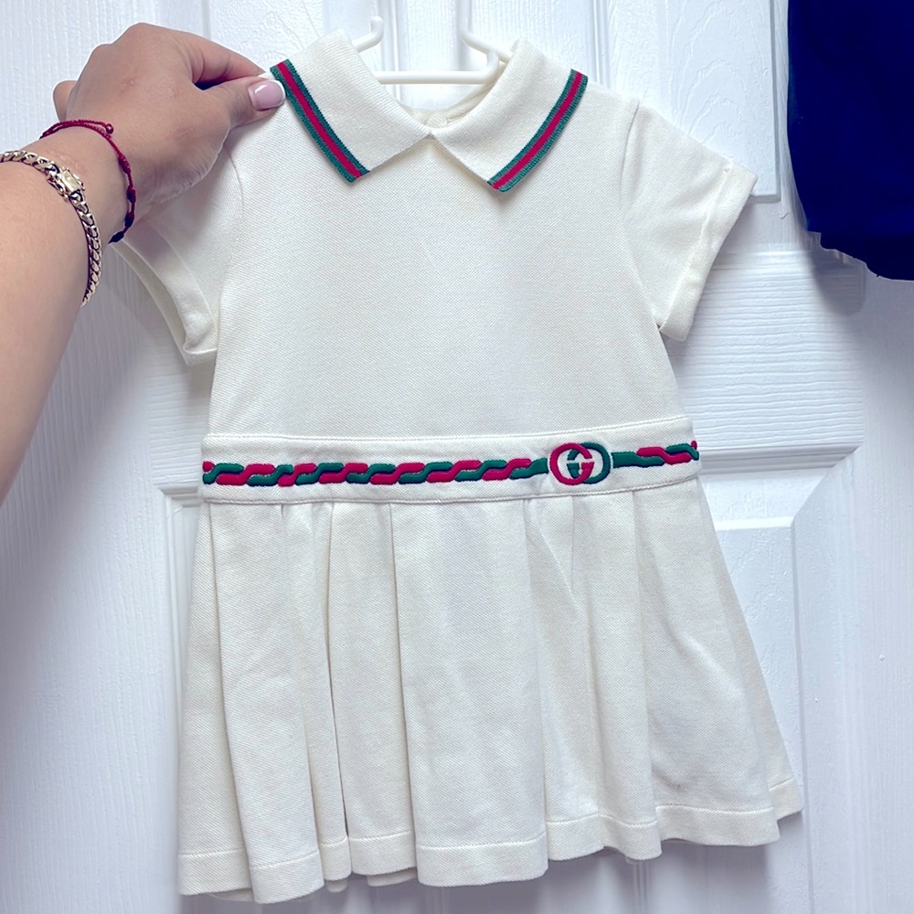 Gucci baby girls tennis dress.